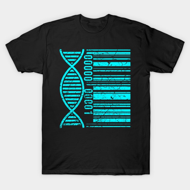 DNA Barcode T-Shirt by Mila46